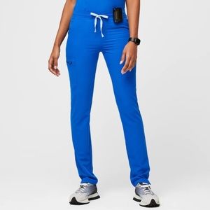 Figs Yola Skinny Scrub Pants. Technical Collection. Royal Blue.